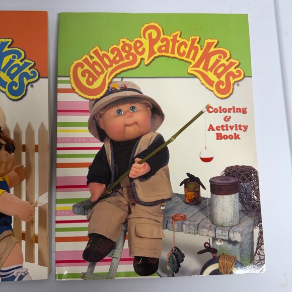 Lot of 2 Cabbage Patch Kids Coloring & Activity Books 2003 UNUSED NEW - Picture 3 of 6